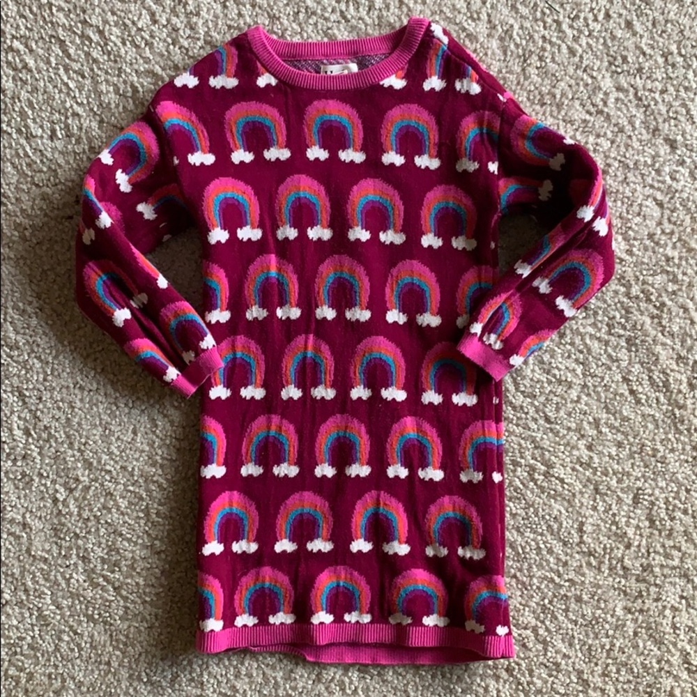 Hatley rainbow sweater dress